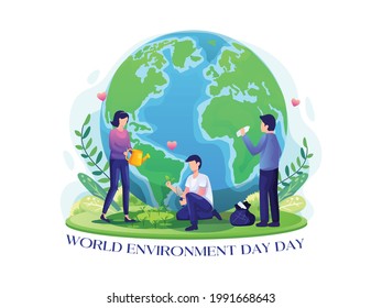 World Environment Day vector Illustration