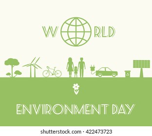 World Environment Day. Vector illustration