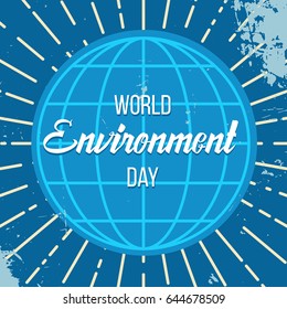 World environment day. Vector illustration.