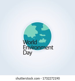 World Environment Day vector template.