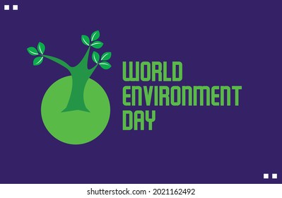 World Environment Day vector template