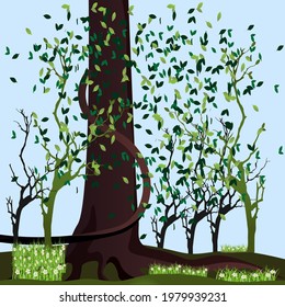 world environment day web banner design. Illustration vector