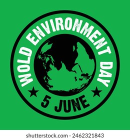 World Environment Day.World Environment Day 2024.Environment Day 05 June.World Environment Day text Quotes New Design For T Shirt, Backround, banner, poster, vector illustration.