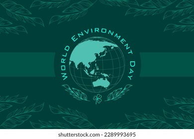 World environment and earth day concept for banner, poster, greeting card. Vector illustration