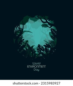 World environment and earth day concept. Happy Environment day. 5 June. world earth day concept. banner, poster, template. save green.