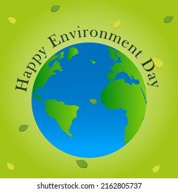 World environment and earth day vector. social media post for World Environment Day