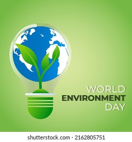 World environment and earth day vector. social media post for World Environment Day