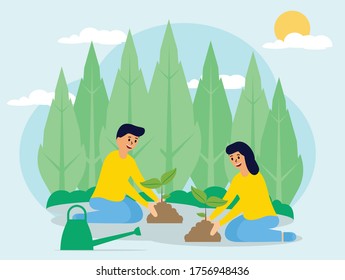 World Environment, planting the greening of the world