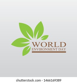 World environment template vector illustration