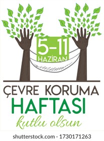 World Environment week 5- 11 june Turkish: çevre koruma haftasi 5 11 haziran