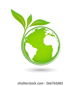 World environmental saving and ecology friendly concept, Vector illustration