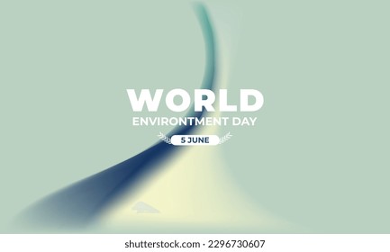 World Environtment Day Abstract Banner liquid gradient Background. Fluid colour mix. vivid color blend. Modern Design Template For Your ad Banner, Poster, Cover, Web page, Brochure, and flyer. Vector