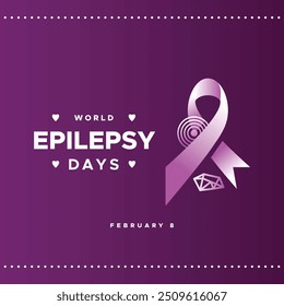 Fondo de diseño del Día Mundial de la Epilepsia