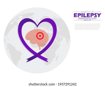 World epilepsy day ,Vector Illustration.