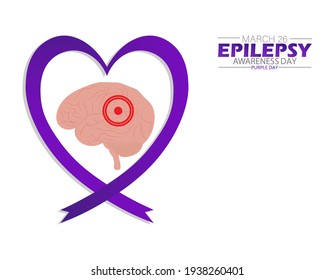 World epilepsy day ,Vector Illustration.