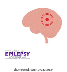 World epilepsy day ,Vector Illustration.