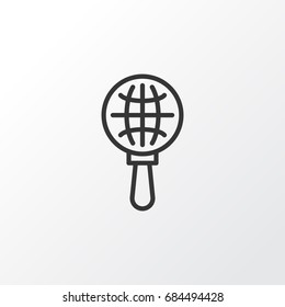 World Exploration Icon Symbol. Premium Quality Isolated Globe Search Element In Trendy Style.