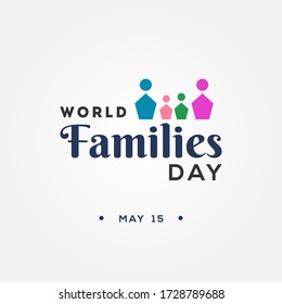 World Families Day Vector Design Illustration