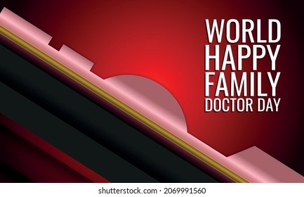 World Family Doctor Day. Design Suitable For Greeting Card Poster And Banner