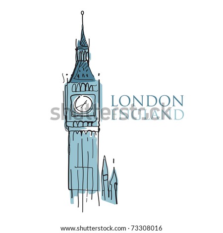World famous landmark - Big Ben London England