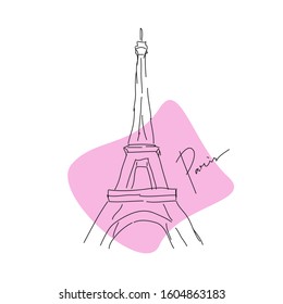 World famous landmark series: Eiffel Tower, Paris, France