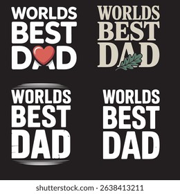 World Father T-shirt design eps