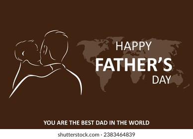 World Father's Day Vector: Celebrating Fatherhood Worldwide 