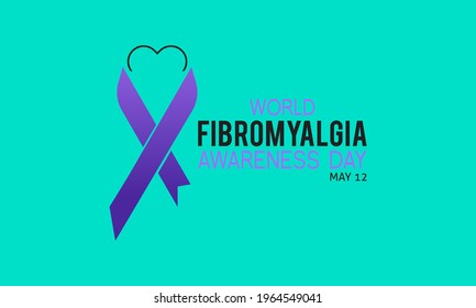 World Fibromyalgia Awareness Prevention and awareness Vector Concept. Banner, Poster World Fibromyalgia Awareness Campaign Template.