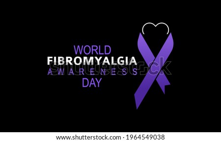 World Fibromyalgia Awareness Prevention and awareness Vector Concept. Banner, Poster World Fibromyalgia Awareness Campaign Template.