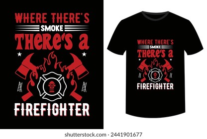 World Firefighter t-shirt design. Retired firefighters. graphic tshirt design. Firefighters apparel. print template