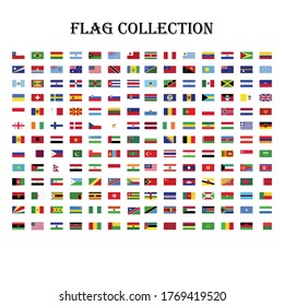 world flag collection more than 100 countries