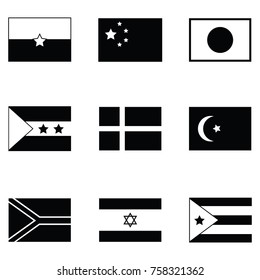 world flag icon set