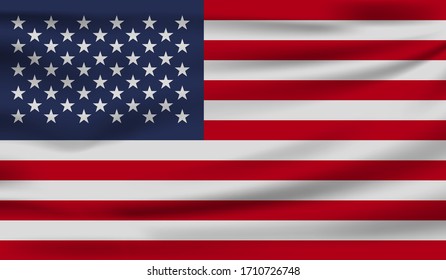 World Flag nationality impression The United States of America (USA)