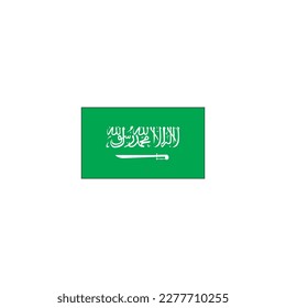world flag Saudi Arabia icon symbol sign vector