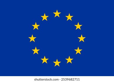 World Flags Icon Vector Illustration Giant Europe Flag on a transparent background