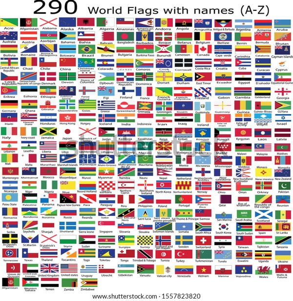 285 World Flags With Names