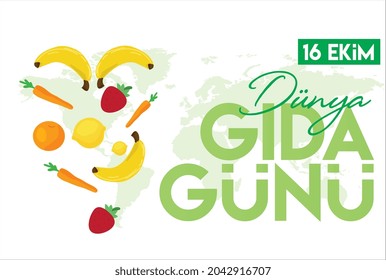 world food day 16 october turkish: dunya gıda gunu 16 ekim