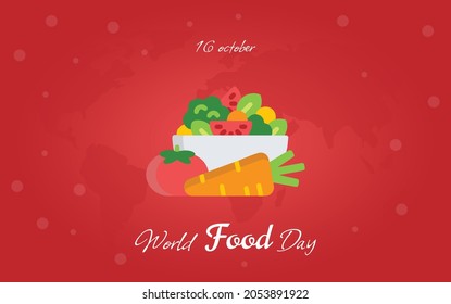 World Food Day, 16 October, Vector illustration design.