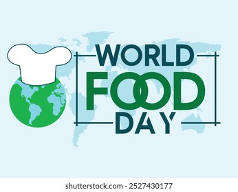 World Food Day. 16th October food day celebration banner, post of world food day text. The day promote global awareness, action for those who suffer from hunger.