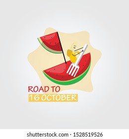 World Food Day Celebration with Elegant Vector Design