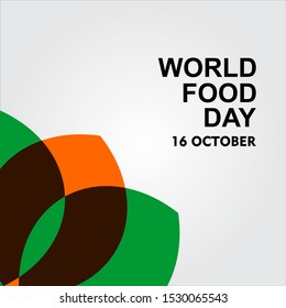 World Food Day Celebration Vector Template Design Illustration