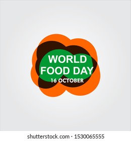 World Food Day Celebration Vector Template Design Illustration