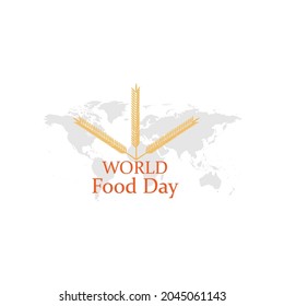 world food day concept. illustration vector
