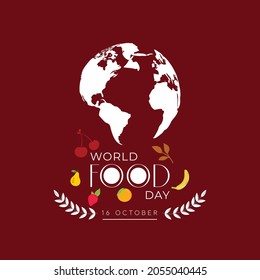 WORLD FOOD DAY WITH DIFFERENT FRUITS 