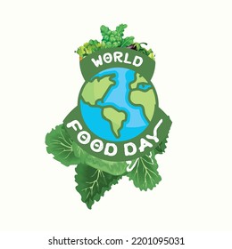 World Food Day illustration, social media banner, poster, flyer vector design template