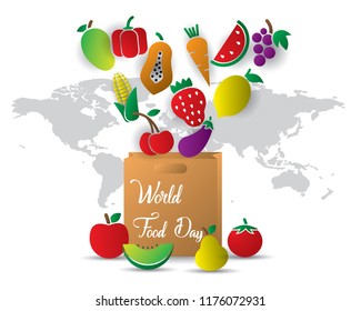 world food day food day illustration world food day vector
