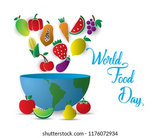 world food day food day illustration world food day vector