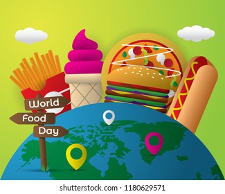 world food day food day illustration world food day vector