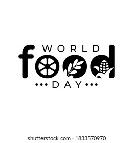 World Food Day illustration vector is suitable for social media, banner , poster , Flier and related with food . vector illustration