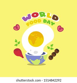 World food day ilustration vector